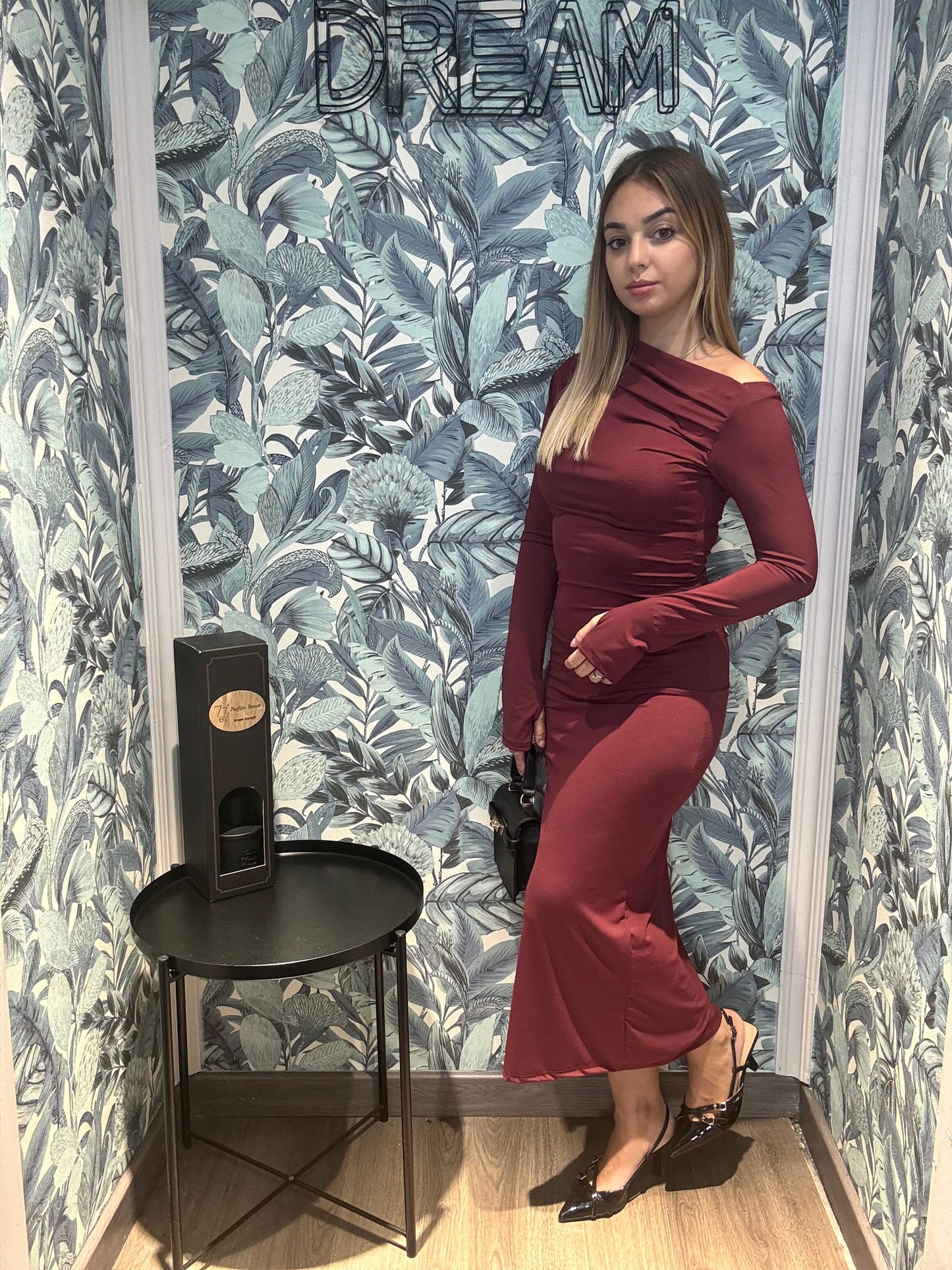 Dress KIM bordeaux